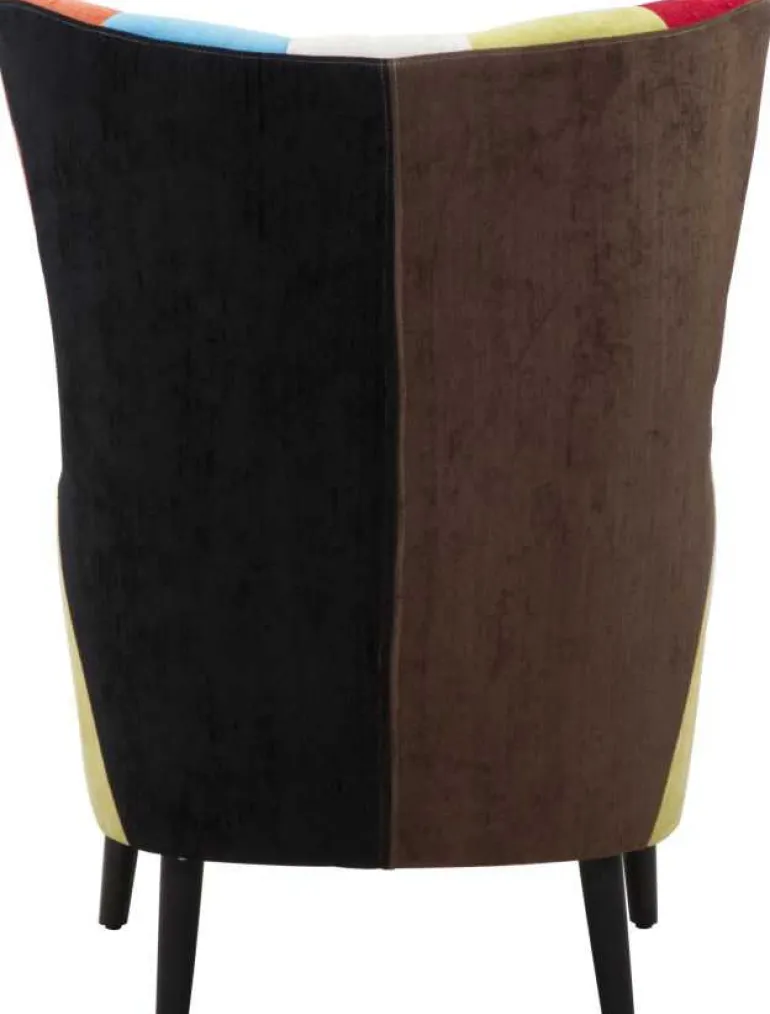 Fauteuil en tissu patchwork Imperial 73 x 79 x 106 cm