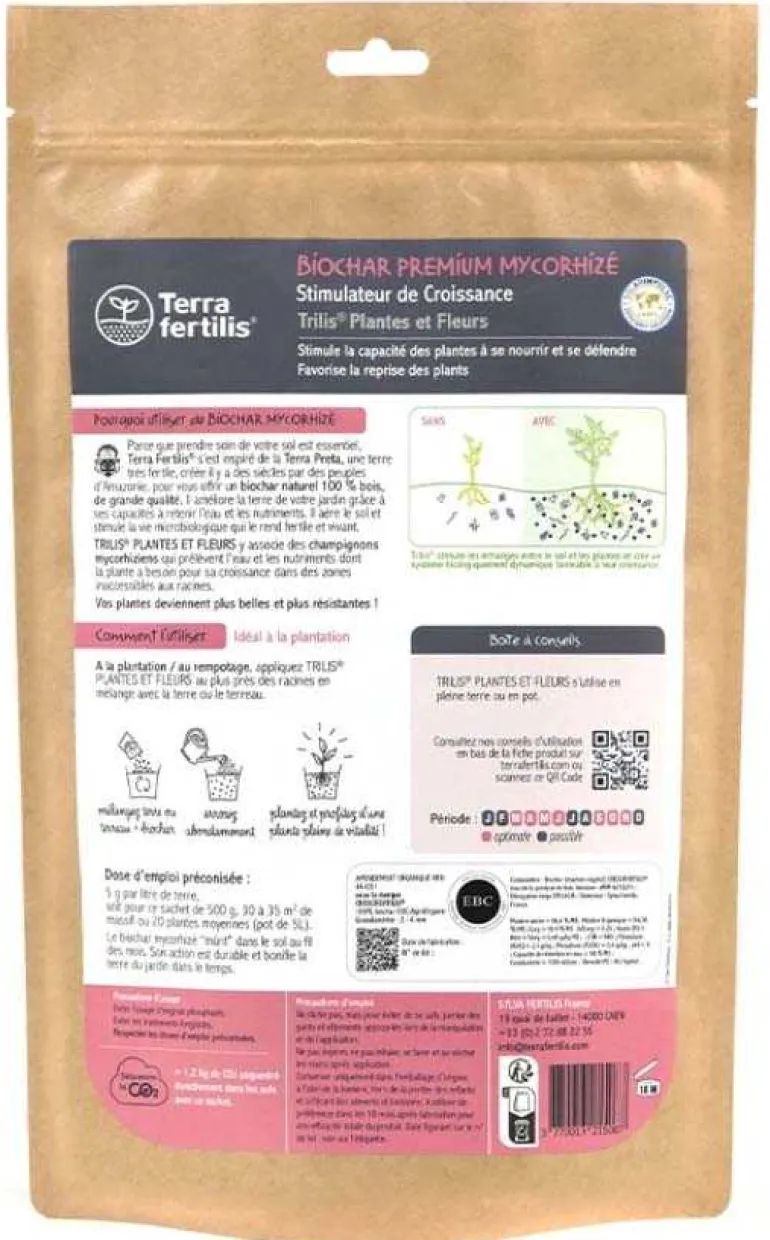Fertilisant plantes et fleurs à base de mycorhizes 500 gr