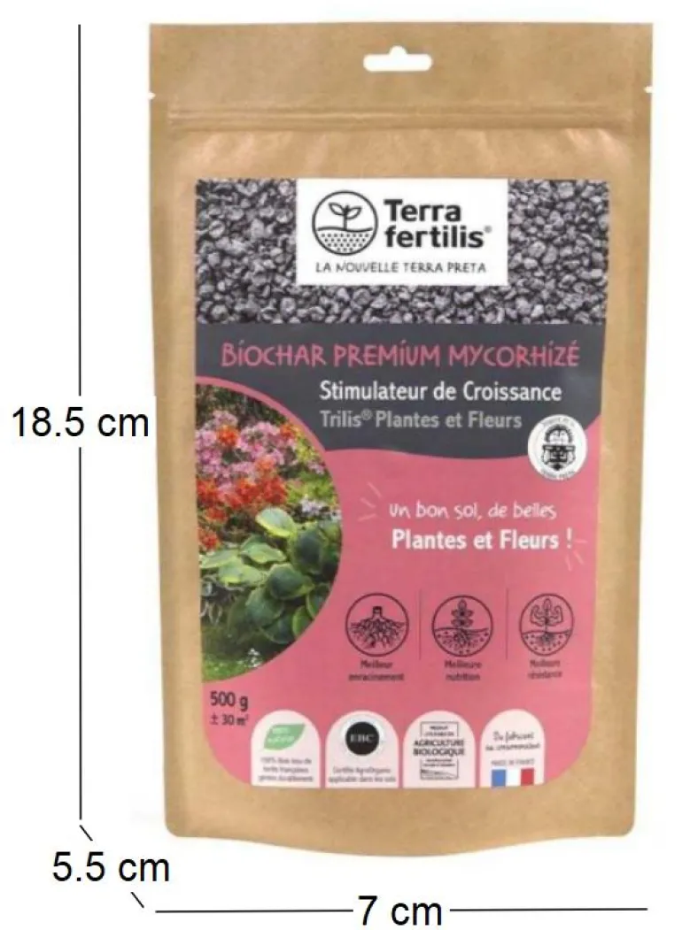 Fertilisant plantes et fleurs à base de mycorhizes 500 gr