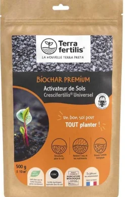 Fertilisant universel à base de biochar 500 gr