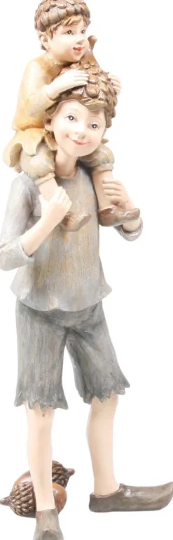 Figurine fée en résine (Duo sur épaules)