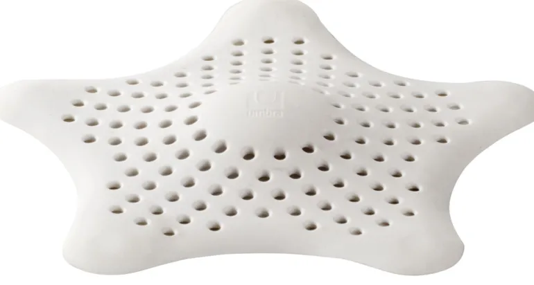 Filtre à cheveux pour bonde (Blanc)