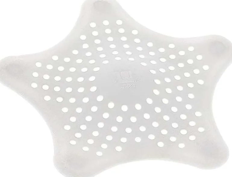 Filtre à cheveux pour bonde (Blanc)
