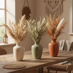 Fleurs séchées naturelles 60 cm Forever (Lot de 3)