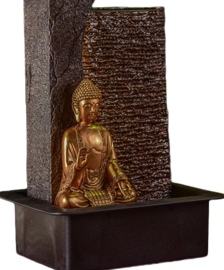 Fontaine en résine avec bouddha Jati