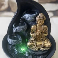 Fontaine relaxante bouddha LED Praya