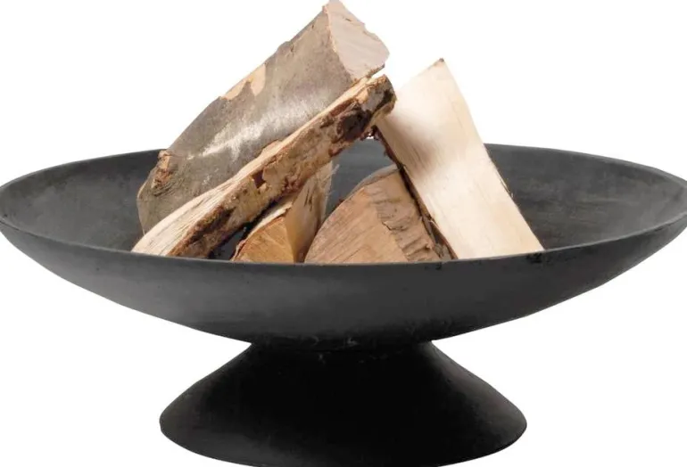 Foyer brasero rond pour bûches en fonte (Diamètre 59 cm)
