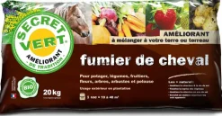 Fumier de cheval biologique 20 kg