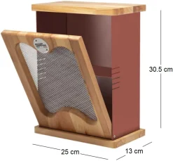 Garde-manger en acier galvanisé et bois