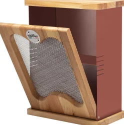 Garde-manger en acier galvanisé et bois