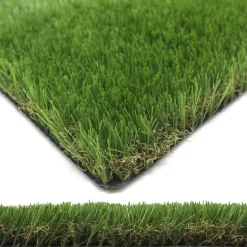 Gazon artificiel en rouleau 4m x 1m (Hauteur 35 mm - coloris Vert pin Vert bambou)
