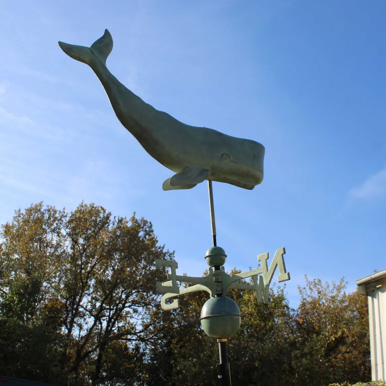 Girouette en cuivre (Baleine)