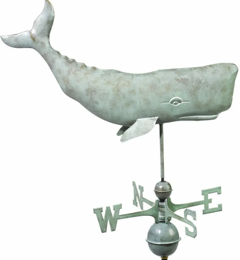 Girouette en cuivre (Baleine)