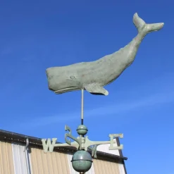Girouette en cuivre (Baleine)