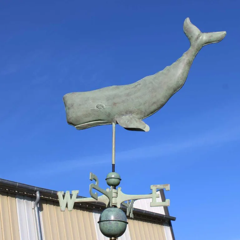Girouette en cuivre (Baleine)