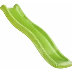 Glissière de toboggan avec vague en PEHD Tweeb 175 cm (Vert lemon)