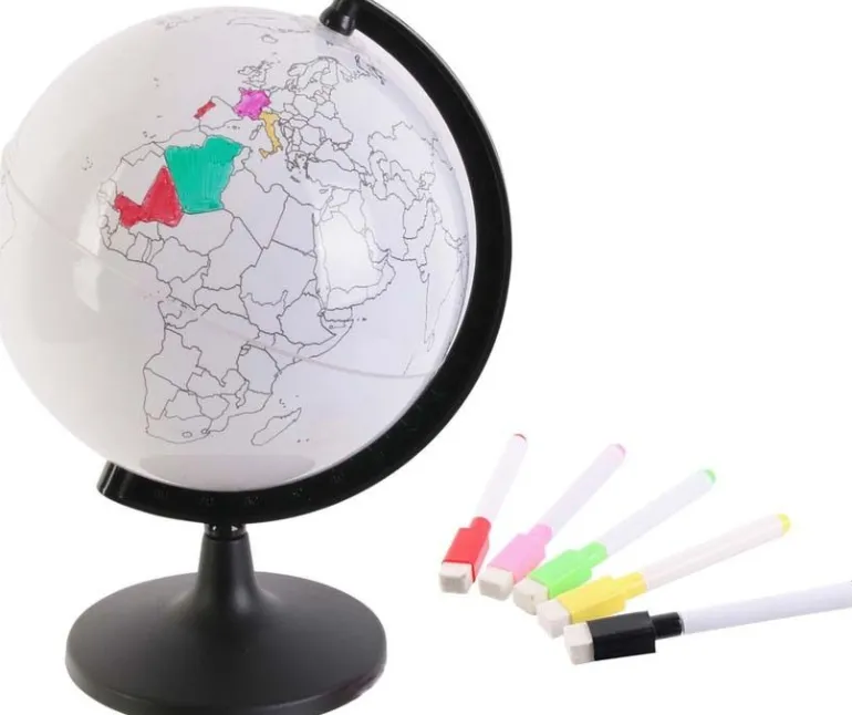 Globe terrestre à personnaliser