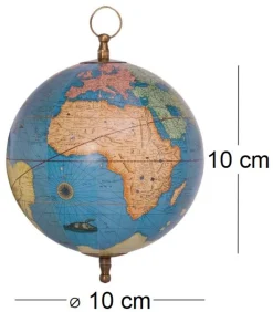 Globe terrestre à suspendre 10 cm