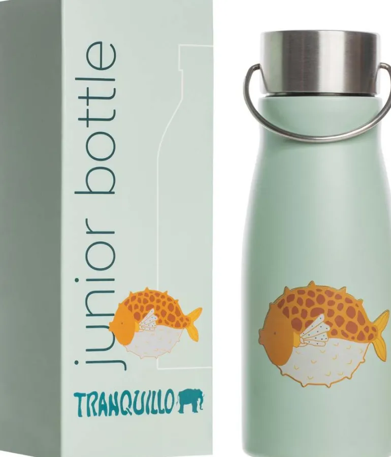 Gourde enfant en acier inoxydable 500ml (Poisson)