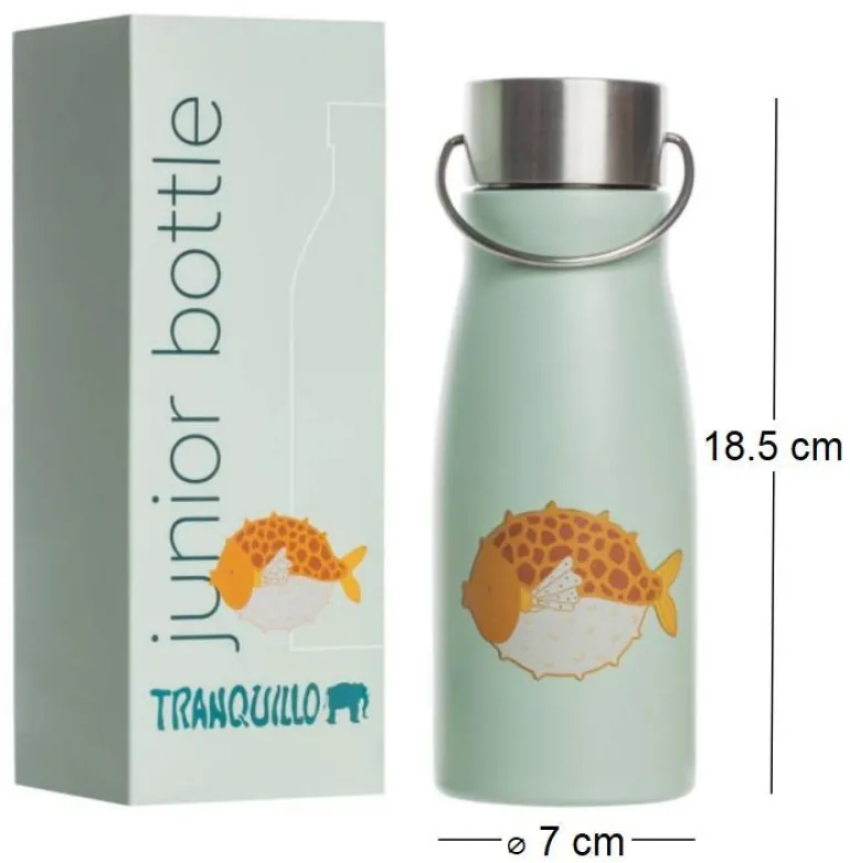 Gourde enfant en acier inoxydable 500ml (Poisson)