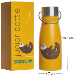 Gourde enfant en acier inoxydable 500ml (Paresseux)