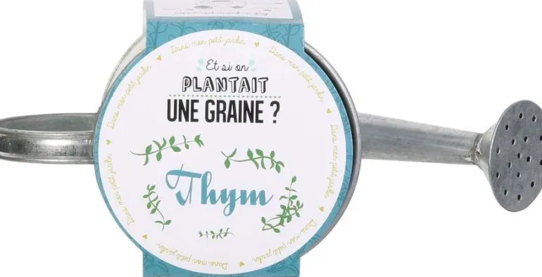 Graines à planter aromates avec arrosoirs (Lot de 2)