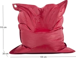 Grand coussin uni Maxi (Bordeaux)
