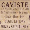 Grande plaque vintage en fer 122,5 x 74 cm (Caviste)