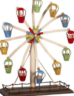 Grande roue manège coloré en fer