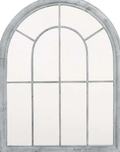 Grand miroir fenêtre en métal (Atelier)