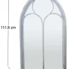 Grand miroir fenêtre en métal (Eglise)