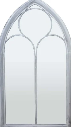 Grand miroir fenêtre en métal (Eglise)