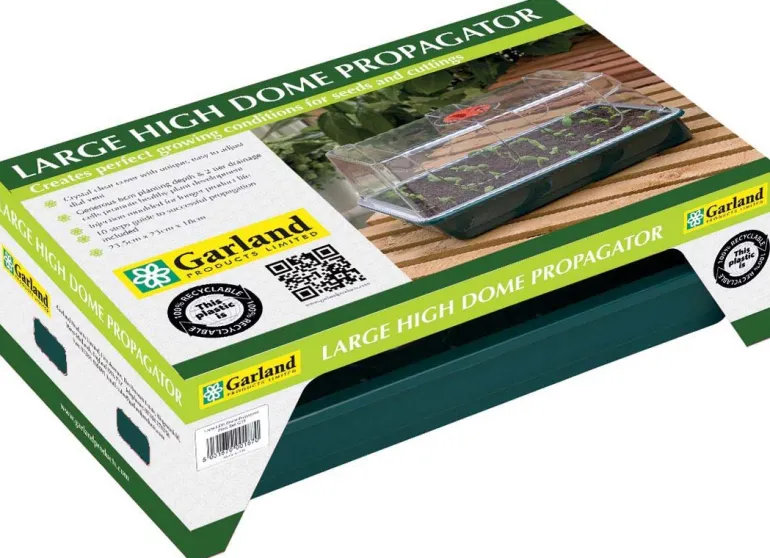 Grand plateau en plastique de semis