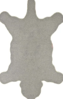 Grand tapis en laine Ours (Blanc)