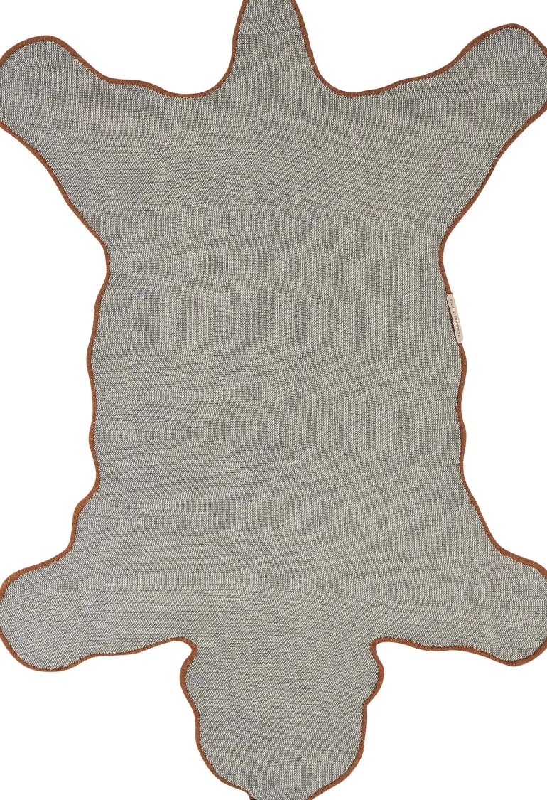 Grand tapis en laine Ours (Marron)