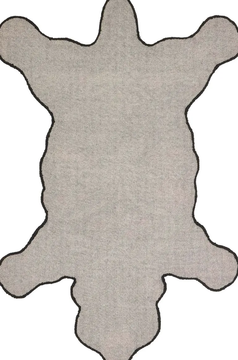 Grand tapis en laine Ours (Noir)