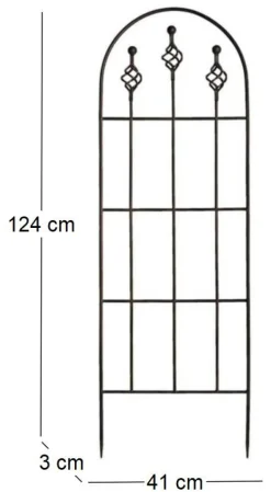 Grand treillage à plantes Héritage 124 cm