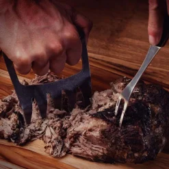 Griffe ours en inox et bois Churrasco