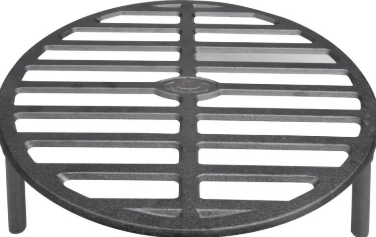 Grille en métal feu de camp