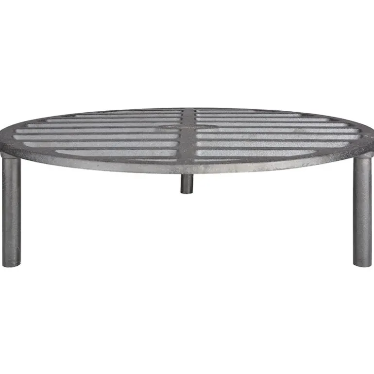 Grille en métal feu de camp