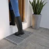 Grille gratte pieds en acier galvanisé (80 x 40 cm)