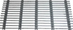 Grille gratte pieds en acier galvanisé (80 x 40 cm)