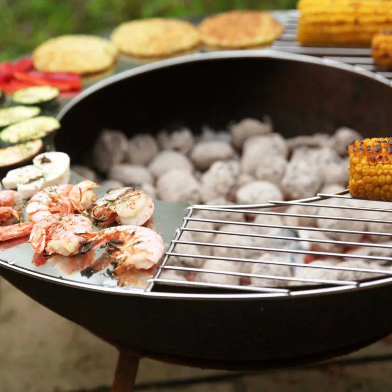 Grille pour brasero Flame (Barbecue + plancha 60 cm)