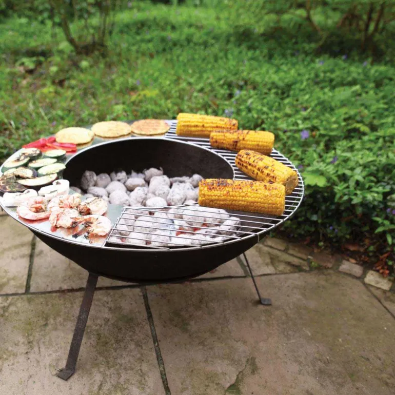 Grille pour brasero Flame (Barbecue + plancha 60 cm)