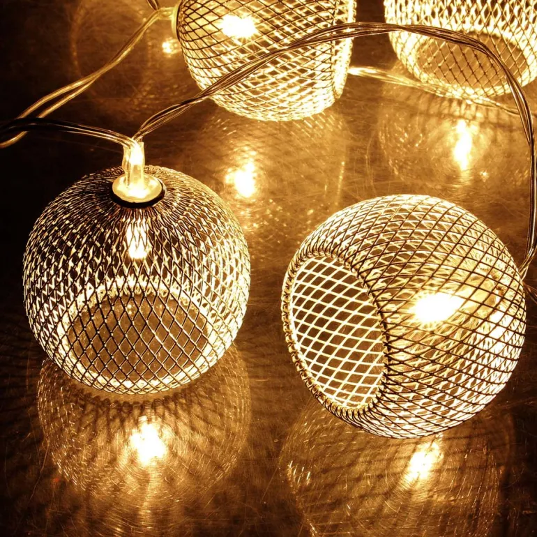 Guirlande lumineuse 10 cages argentées (1)