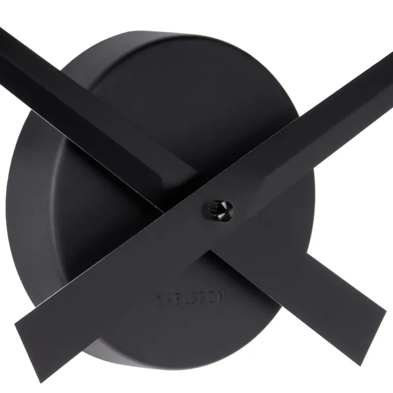 Horloge aiguilles Big Time 76cm (Noir)