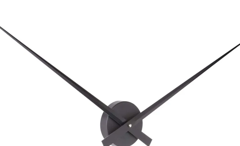 Horloge aiguilles Big Time 76cm (Noir)