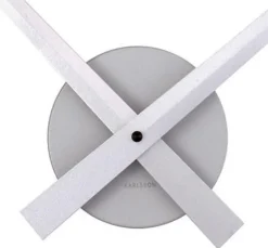 Horloge aiguilles Big Time 76cm (Argent)
