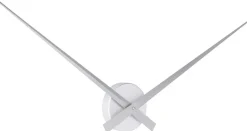 Horloge aiguilles Big Time 76cm (Argent)