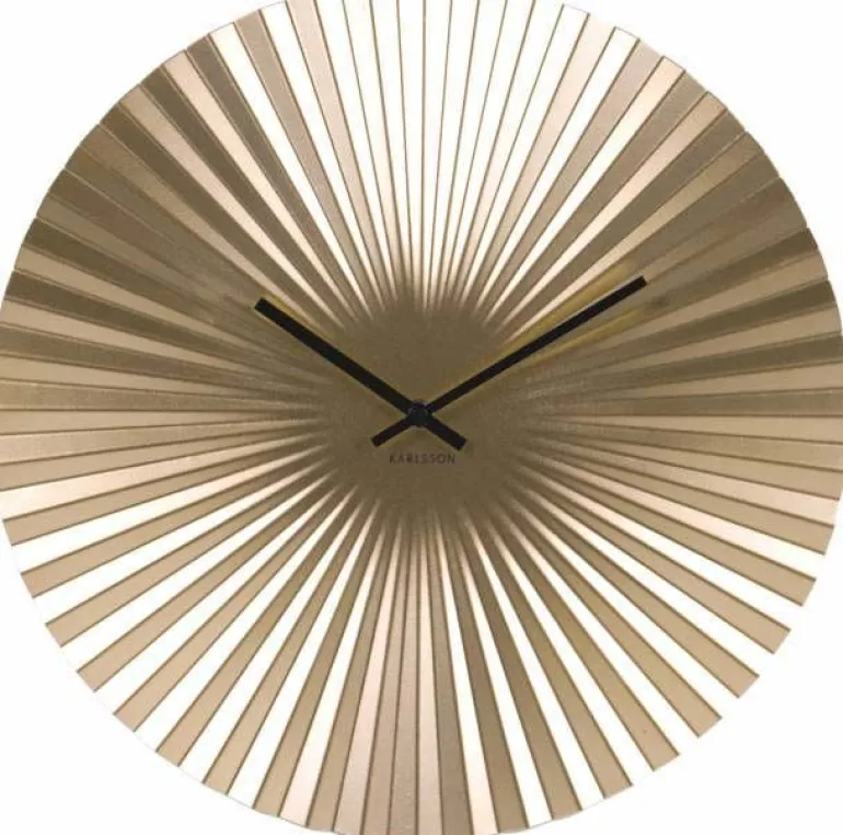 Horloge design en métal Sensu (Doré)